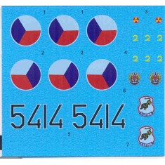 Decal for 1/32 Mikoyan MiG-29A CSSR, CZ Nr.5414