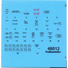 Decal for 1/48 Hawker Hurricane Mk.I Stencils