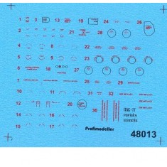 Decal for 1/48 CSAF Mikoyan-Gurevich MiG-17 Stencils