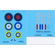 Decal for 1/72 Hawker Hurricaine 312.squadron
