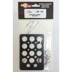 1/35 Warrior MCV Wheel Mask for Academy kits #1365/13201