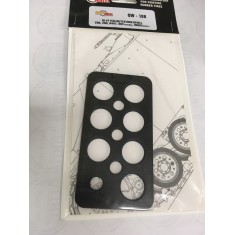 1/35 M47 Patton Wheel Mask for Italeri, Revell, Testors kits