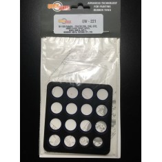 1/35 M-109 Paladin Wheel Mask for Tamiya #37026/37022/37012/Italeri #235/246/372 etc.