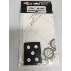 1/48 British light utility car 10hp Wheel Mask for Tamiya kits