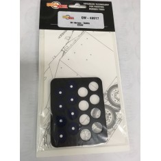1/48 M1 Abrams Wheel Mask for Tamiya kits