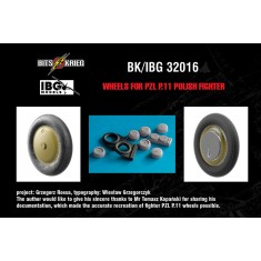 1/32 PZL P.11 Polish Fighter Wheels for IBG Kits
