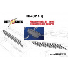 1/48 Bf 109E Exhaust Stacks for Eduard Kits