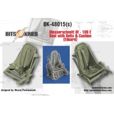 1/48 Bf 109E Seat with Belts and Cushion for Eduard Kits