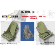 1/48 Bf 109E Seat for Eduard Kits
