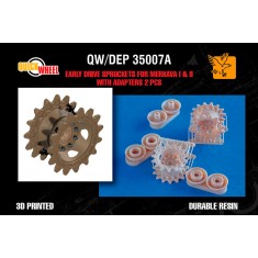 1/35 Early Drive Sprockets for IDF Merkava Mk 1 and Mk 2