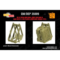 1/35 M113 Zelda Dual Jerry Can Rack (empty) and Rack with 2x 20L (IDF type)