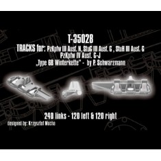 1/35 Tracks for PzKpfw. III Ausf. N StuG III G StuH III G PzKpfw. IV G-J - 6B Winterkette