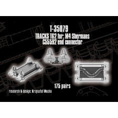 1/35 T62 Tracks for Mr Sherman (C55592 end connector)