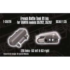 1/35 French Battle Tank B1 bis Track for Tamiya kit