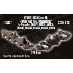 1/35 MT-LBW 9K35 Strela-10 OMSh WIEZDIECHOD Wide Track Links for Trumpeter