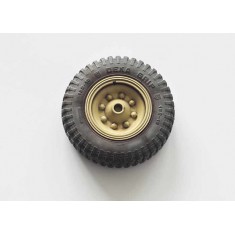 1/35 SdKfz.251 / SdKfz.11 Front Wheels (DEKA GRIP) with Wheel Mask 