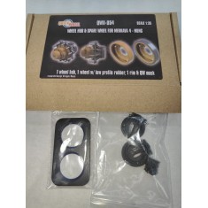 1/35 Merkava 4 Wheel Hub and Spare Wheels with Masks for Meng kits