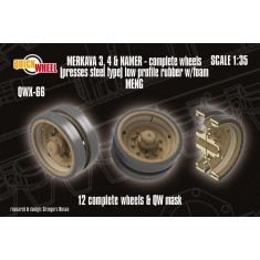 1/35 Merkava 3/4 & Namer Road Wheels with Foam Inserts for Meng Kit
