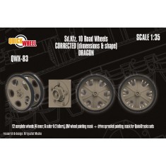 1/35 Sd.Kfz. 10 Road Wheels for Dragon Kit