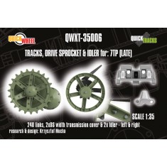 1/35 Tracks, Drive Sprockets, Idlers for 7TP (late)