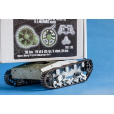 1/35 Soviet T-26 Tracks, Drive Sprockets, Idlers for HobbyBoss kits