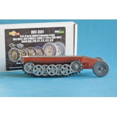 1/35 Sd.Kfz. 10 Early Road Wheels, Sprockets, Tracks & Front Wheels for Dragon Kit