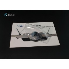 1/72 Su-57 Vacuformed Clear Canopy for Zvezda Kit #7319