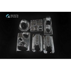 1/72 Pe-8 Vacuformed Clear Canopy for Zvezda Kit #7264