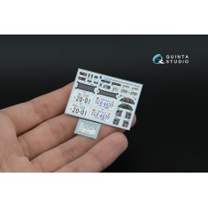 1/24 Honda S2000 AP1 Interior Details on 3D Decal with Metal Sticker (Tamiya)
