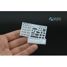 1/24 BMW 318i/320i E36 Sedan Interior 3D Decal with Metal Sticker for Hasegawa