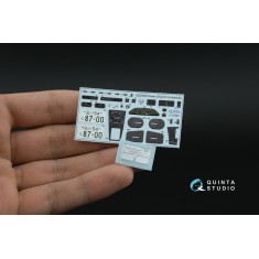 1/24 Nissan Silvia S13 Interior 3D Decal with Metal Sticker for Aoshima