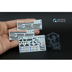 1/24 Porsche 911 GT3 RS (992) Interior 3D Decal and Resin Parts for Tamiya