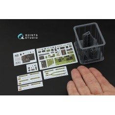 1/32 A-26C Invader Interior 3D Decal for Hobby Boss kits (with 3D-printed resin parts)