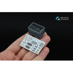 1/35 Kubelwagen Type 82 Interior 3D Decal for Hero kits (with 3D-printed resin parts)