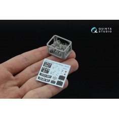 1/35 Citroen 11CV Interior Details on 3D Decal (Tamiya) with 3D Resin parts 