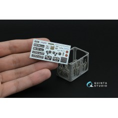 1/35 KrAZ-255B Interior Details on 3D Decal (HobbyBoss) with 3D Resin parts 