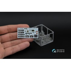 1/35 KrAZ-255B Interior 3D Decal and Resin Parts for Roden