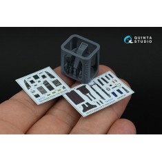 1/48 Dassault Rafale C/M Interior Details on 3D Decal (Revell) with parts