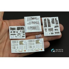 1/48 F-4G early Interior Parts (3D decal & resin) for Meng kits