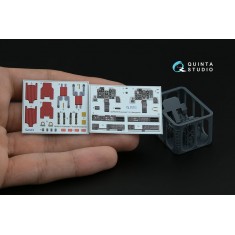 1/48 Kawasaki T-4 Detail Parts on 3D Decal for Hasegawa kits (with resin parts)
