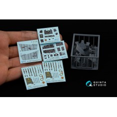 1/48 F-4B Phantom II Interior 3D Decal for Academy kits w/Resin Parts
