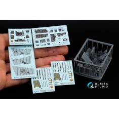1/48 F-4C Phantom II Interior 3D Decal for Academy kits w/Resin Parts