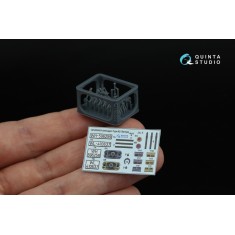 1/48 Kubelwagen Type 82 Interior 3D Decal for Tamiya kits (with 3D-printed resin parts)