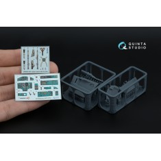 1/48 MiG-25PD Interior 3D Decal for ICM kits (with 3D-printed resin parts)