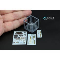 1/48 Westland Lysander Mk.III Interior 3D Decal for Airfix (with 3D-printed resin)