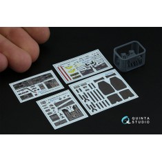 1/48 MH-60L Blackhawk Interior Details on 3D Decal (ICM) with 3D Resin parts