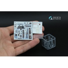 1/48 Ka-50 (blue-grey panels) Interior Details on 3D Decal (Italeri) with parts