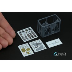 1/48 AV-8B Harrier II Plus Interior Details on 3D Decal (UMa) with parts