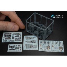 1/48 RF-4C Phantom II (early) Interior 3D Decal (Hasegawa) with parts