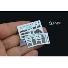1/72 AH-64D Early Coloured Interior Detail Parts for Academy kits with Resin parts